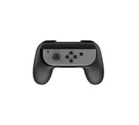 1 soporte para Joy-Con izquierdo y derecho, color negro, funda de agarre para mando OLED NS de Nintendo Switch