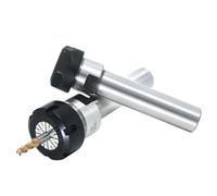 1 soporte para portabrocas C8 C10 C12 C16 C20 C25 C32 ER8 ER11 ER16 ER20 ER25 ER32 100 150L Soporte de portabrocas CNC fresado herramienta de alargamiento ER (tuerca M, C25-ER20-150L)