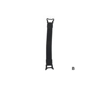 1 soporte para teléfono móvil con agarre para dedos y banda elástica para usar con una sola mano, color negro. Compatible con iPad.