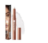 1 Stück Twilight Lidschatten Stift Eyeliner, wasserfester Creme Lidschattenstift, Highlighter Stick für Augen Make-up, weißer Eyeliner Primer, 01 Weiß