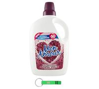 1 suavizante de Mon Amour lirio de agua morado, aroma inconfundible, lavado suave, 60 lavados, 3 L + llavero Beni Culinari gratuito
