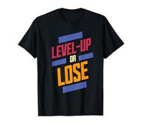 1. Sube de Nivel o Pierde una Cita Motivacional audaz para Hombres y Mujeres Camiseta