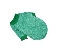 1 suéter de invierno para mascotas, ropa para perro, suéter suave para gatos, sudadera para perros pequeños, cachorros, gatos, mascotas, perchas pequeñas (verde, L)