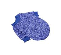 1 suéter de invierno para mascotas, ropa para perro, suéter suave para gatos, sudadera para perros pequeños, cachorros, gatos, mascotas, perchas pequeñas (azul oscuro, XL)