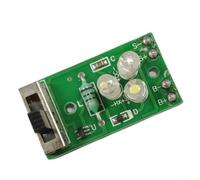 1 tablero de control de luz solar de 2 V con controlador LED e interruptor de palanca para aplicaciones de iluminación blanca y colorida en tarros, pilares y paredes, 20 piezas