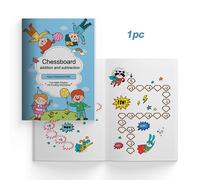 1 Tablero Visual de Ajedrez Matemático - Tablero de Aprendizaje de y con Cuadrados Numerados del 0 al 99, para Práctica Aritmética, Educación Matemática para y Educación en Casa