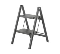 1. Taburete Plegable Resistente De Acero Dulce Escalera Compacta Antideslizante Para Personas Mayores Y Almacenamiento Que Ahorra Espacio Escalera Plegable Delgada Y Transportable