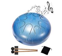 1 tambor de lluvia de acero al carbono de alta resistencia para yoga, meditación, instrumento de lluvia, mini tambor musical, tambores de lluvia para jardín musical, acero al aire libre, lluvia