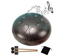 1 tambor de lluvia de acero al carbono de alta resistencia para yoga, meditación, instrumento musical mini Q2a1 Rain