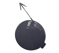 1 Tapa De Gancho De Remolque para Parachoques Delantero De Coche para VW para Polo 6R 2009-2013 6RD807241 6R0807241 Cubierta del Gancho de Remolque(Gris Dorado frío)