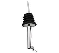 1 tapón para botella de vino tinto con tapa, botella de champán, tapón de madera para mantener el vino freash, tapa negra, vertedores, suministros para fiestas, vertedores de botellas para bebidas
