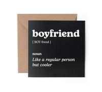 1 tarjeta de felicitación para novio - Diccionario de San Valentín para pareja, descripción regular pero más fresca, definición deportiva, broma divertida, pasatiempo, trabajo, feliz cumpleaños #82688