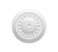 1 techo o pared - Roseta decorativa estuco, poliestireno, diámetro decorativo R de 23