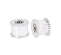 1 tensor de polea tensora HTD 3M de 16 dientes, orificio de 3/4/5/6/7/8/9 mm, ancho de la correa 6/10/15 mm, rueda guía de rodamiento 3M 16T (3 mm liso 16 mm OD, 10 unidades, 7 mm (para correa de 6 mm