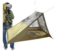 1 Tent, Portable Lightweight Camping Shelter, Breathable Sleeping Bag & Camp Bedding for Hiking, Travel, Road Trips, Outdoor Picnic & Tailgating, 82.68x35.43x47.24 Inches