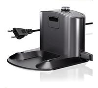 1 terminal de carga negro para robot aspirador base de carga para Irobot Roomba 500 600 700 800 900 E5 E6 I1 I3 I4 I6 I7 I8 para Irobot 4452367 (cable de alimentación incluido)