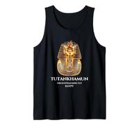 #1 The Egyptian Pharaoh King Tut Mask T-Shirt, Tutankhamun Camiseta sin Mangas