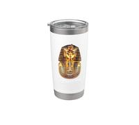 #1 The Egyptian Pharaoh King Tut Mask T-shirt, Tutankhamun Vaso térmico de acero inoxidable de doble pared