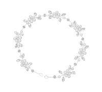 1 tiara de cristal para decoración de bautizo, corona de princesa, accesorio para el pelo de boda, color plateado