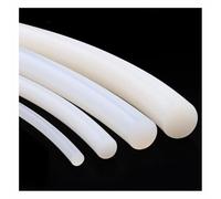 1 Tira De Sellado Redonda De Goma Blanca De 4 Mm A 10,5 Mm De Diámetro, Cordón De Silicona Sólida De 5 M, Junta Tórica Impermeable De Alta Temperatura.(5mm)