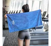 1 toalla de enfriamiento deportiva de fibra ultrafina, súper suave, para hombres y mujeres, fitness, natación, secado rápido, 25 x 110 cm (azul rey)