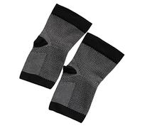 1 Tobilleras, Soporte de Compresión, Calcetines para Fascitis Plantar, Color Negro, Negro + negro L