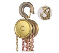 1 tonelada manual de cadena manual a prueba de explosiones, herramienta de elevación antichispas, capacidad de 500 kg para minería, cabrestante manual resistente y equipo de elevación seguro