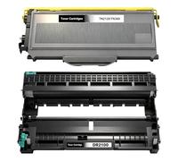 1 tóner TN2120 y 1 tambor DR2100. Compatible con Brother TN2120 DR2100 para Brother DCP-7030 DCP-7040 DCP-7045N HL-2140 HL-2150N HL-2170 HL-2170W MFC-7320 MFC-7340 MFC-740. 40N MFC-7 840 W