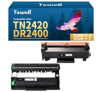 1 tóner TN2420 y 1 tambor DR2400 compatible con Brother TN2420 TN2410 tóner para Brother MFC-L2710DW MFC-L2710DN MFC-L2750DW MFC-L2730DW HL-L2350DW HL-L2310D DCP-L2530DW DCP-L2530DW DCP-L2730DW