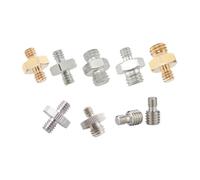 1 tornillo de cámara macho de 1/4 3/8 pulgadas, adecuado for rosca adaptadora de tornillo de trípode de luz de anillo(TYPE P3)