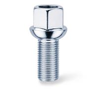 1 tornillo de rueda M14 x 1,5 27 mm con unión esférica R13 perno de rueda SW 17 - para VW & Audi original llantas de aluminio y llantas de acero - Plug & Play - Llantas y ruedas con banda de bola A/G
