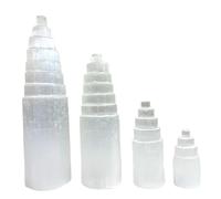 1 torre de cristal de yeso de 150 mm, decoración que elimina lo negativo y trae suerte