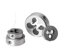 1 troquel de roscado redondo HSS 4-40 a 7/16 - herramienta de corte a mano derecha for metal y plástico - acero de aleación(3l8-32 Un)