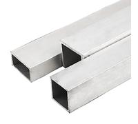 1 tubo cuadrado de aluminio sin costuras, para decoración de edificios, 120 mm x 120 mm x 5 mm x 100 mm
