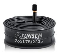 1 tubo de bicicleta de 26 pulgadas, 26 x 1.75/2.125 47/57-559 26 pulgadas, tubo interior de 26 pulgadas, compatible con bicicleta de neumáticos de 26 x 1.75/1.95/2.0/2.10/2.125 para carretera