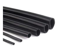 1 tubo de silicona negra: manguera de gas y tubería de agua de grado alimenticio for transferencia de bombas, riego por goteo, elaboración de cerveza y más.(Length 5m 4 * 6mm)