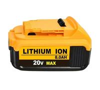 1 Ud. Batería Recargable De Ion Litio 20V 8.0Ah Compatible con Dewalt DCB200 DCB204 DCB206 DCB206-2 DCB201 DCB203 DCB181 Accesorios para Herramientas Eléctricas