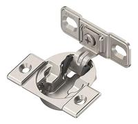 1 ud. Blum Compact Bisagra 107° incl. placa de montaje, con resorte, para atornillar, incl. 4 tornillos