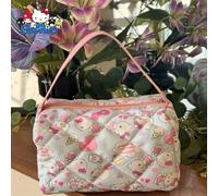 1 ud. bolsa de cosméticos de gran capacidad de la serie Hello Kitty - Bolso de baño con diseño de dibujos animados de , y , adecuado para uso casual, de viaje y en el gimnasio, satisface el uso diario