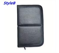 1 ud. Bolso de almacenamiento plegable de capa especial para maquillador, bolso vertical de gran capacidad para brochas de maquillaje, bolso de belleza portátil de PU