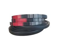 1 ud Correa triangular de goma C1778, circunferencia interior de 1778mm, ancho de 22mm, correa en V de transmisión de potencia para maquinaria y automóviles