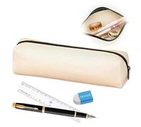 1 ud. de Estuche, cartuchera Minimalista Blanco, Gran Capacidad.