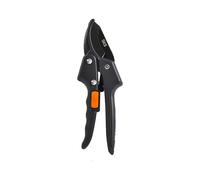 1 ud. Tijeras de podar de resistencia - Tijeras de de acero al carbono SK5, afiladas, diseño - Mango ergonómico negro con naranja para recorte de árboles, recorte de y de jardines