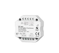 1 Uds 0/1-10V Tuya WiFi inteligente Zigbee regulador regulador de intensidad LED Push Dimmer 110V 220V 230V vida inteligente APP Control por voz (Color : Zigbee Dimmer)