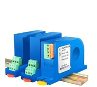 1 Uds 0-100A a 0-10V transmisor de corriente CC transmisor de Sensor de corriente CA 4-20mA RS485 22mm 300A 200A 400A transductor de corriente CA/CC(INPUT DC0-600A_DC12V_OUTPUT 0-10V)