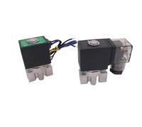 1 Uds 0-50/25/15/10/7bar válvula solenoide de agua de 2 vías SS304 G1/4 "12V CC orificio 1mm/1,5mm/2mm/2,5mm/3mm válvula de cierre normal de ala(2mm 15bar,DC12V_D1101X)