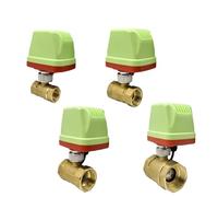1 Uds 1/2 ''3/4'' 1 ''1-1/4'' válvula de bola de latón de 2 vías 220V 24V 12V IP65 válvula de bola motorizada impermeable Motor de Metal Tq grande(DN15,220VAC_CR02)