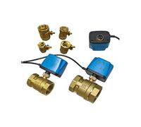 1 Uds 1/2 "3/4" 1 "2" válvula de bola eléctrica 2 líneas rosca interna 8 N·m válvula de bola eléctrica de latón de alto par 12V 24V 110V 220V AC/DC(1-1/4",12VDC_NORMALLY OPEN)