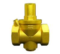 1 Uds 1/2 "3/4" "2" válvula de agua del grifo hilo femenino latón alivio presión engrosamiento(No Pressure Gauge,3/4")
