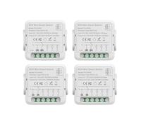 1 Uds 1/2/3/4 vías interruptor de luz inteligente Control de vía 2 Mini disyuntor inteligente Control de vida inteligente(2 Gang With Stand)